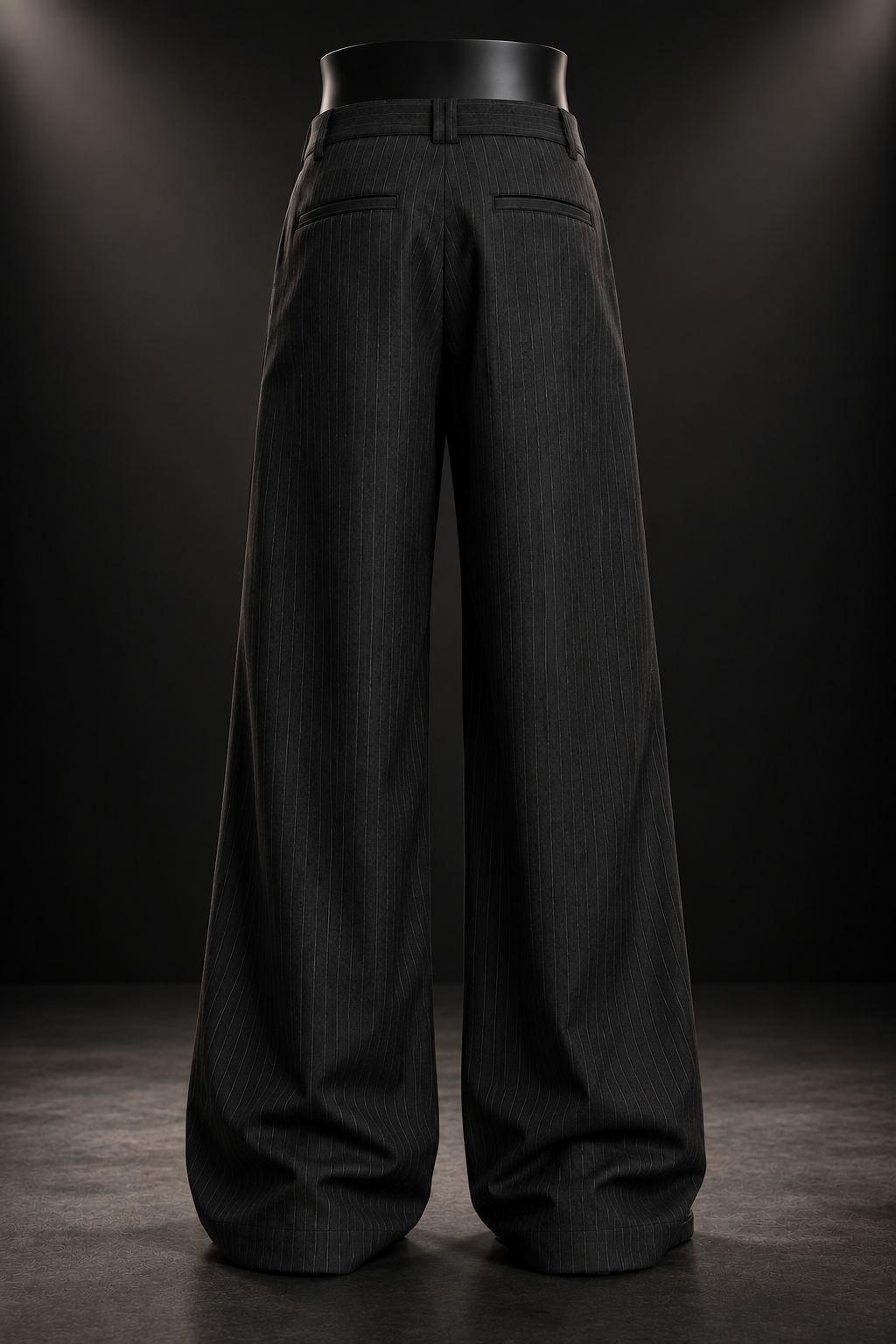 Vertical Striped Dress Pants